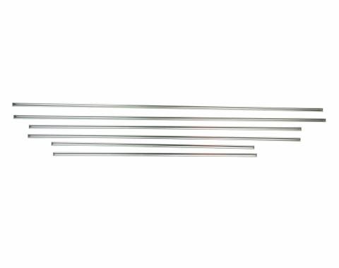 PUI Interiors 1968-1970 Pontiac GTO/Lemans Hardtop Front & Rear Door Panel Moulding Kit M143