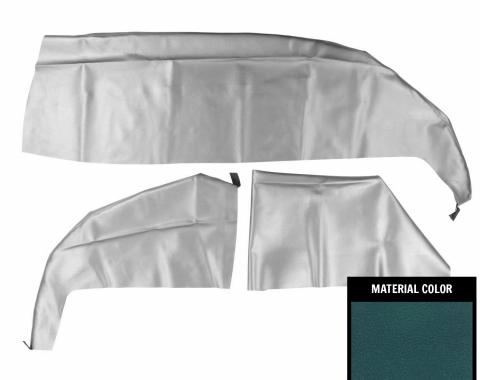 PUI Interiors 1968 Chevrolet Chevelle Wagon Medium Blue Cargo Cover 68ARW17R