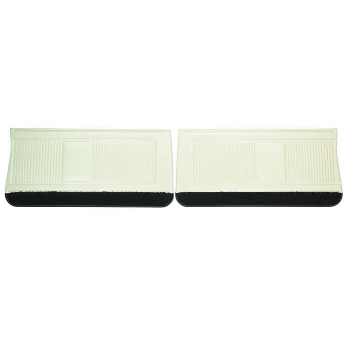 PUI Interiors 1966 Pontiac GTO/Lemans Parchment/Black Gold Edition Front Door Panels DO422