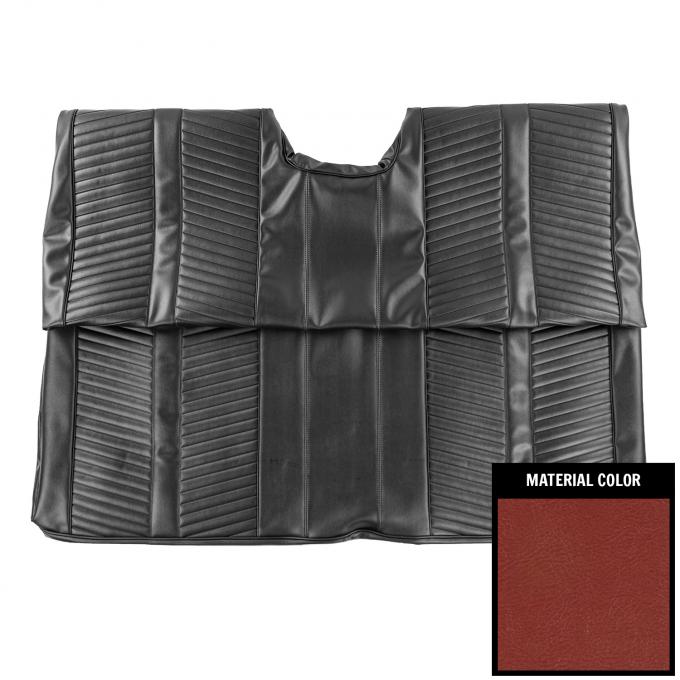 PUI Interiors 1966 Pontiac 2+2 Convertible Metallic Red Rear Bench Seat Cover 66PS208V