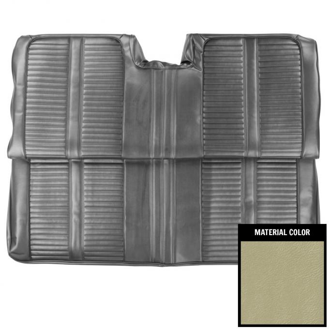 PUI Interiors 1965 Pontiac 2+2 Convertible Parchment Rear Bench Seat Cover 65PS227V