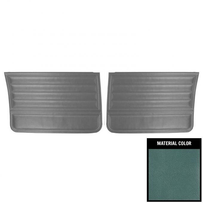 PUI Interiors 1965 Chevrolet Chevelle 4-Door Sedan/Wagon Light Blue Front Door Panels 65AD4D12