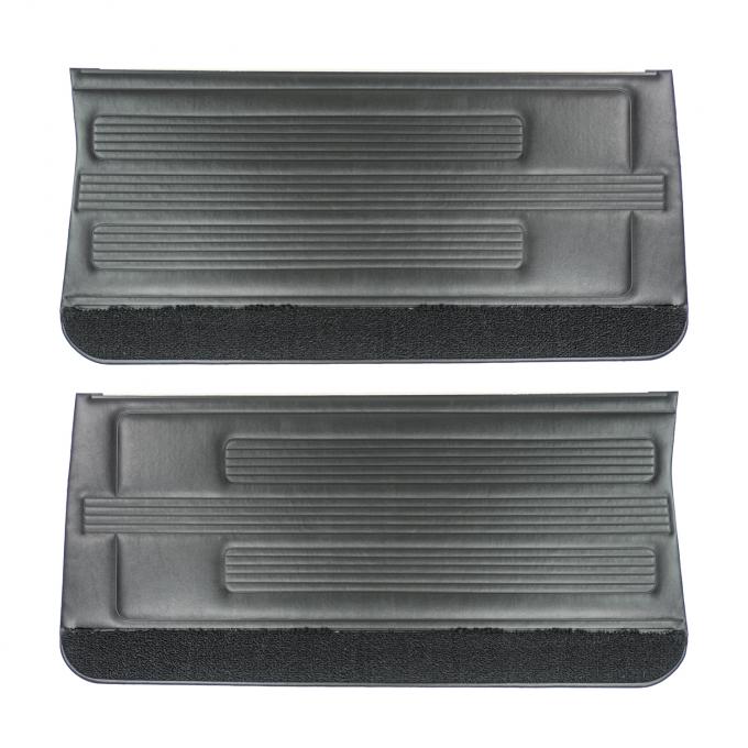 PUI Interiors 1967 Pontiac GTO/Lemans Black Front Door Panels D430