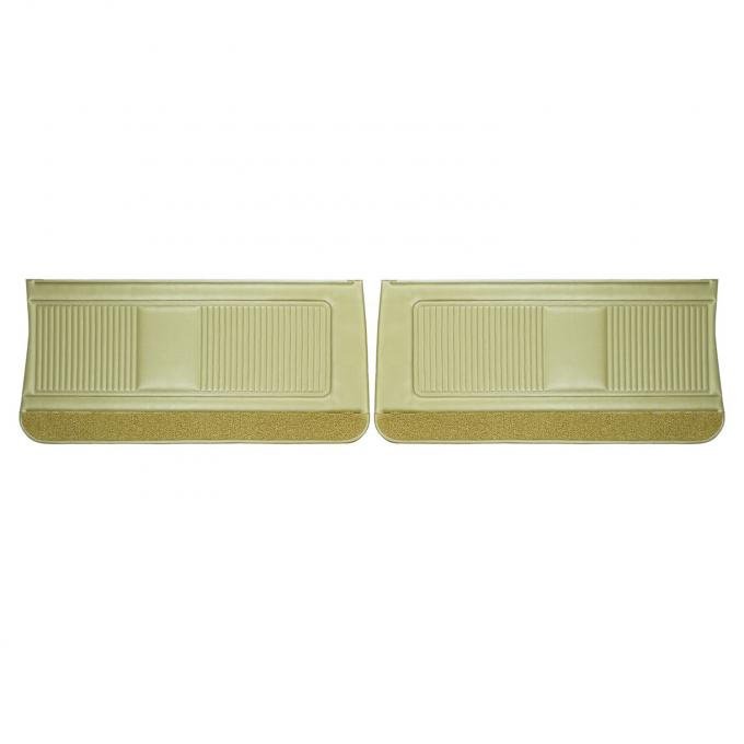 PUI Interiors 1966 Pontiac GTO/Lemans Gold Gold Edition Front Door Panels DO425