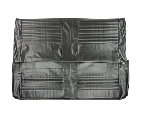 PUI Interiors 1967 Chevrolet Chevelle Hardtop Black Rear Bench Vinyl Seat Cover 67AS10C