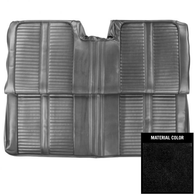 PUI Interiors 1965 Pontiac 2+2 Hardtop Metallic Red Rear Bench Seat Cover 65PS208C