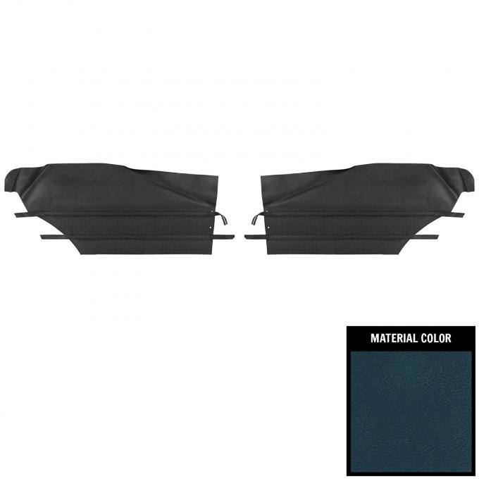 PUI Interiors 1970 Buick Skylark 350/Custom/GS/GS455 Hardtop Deluxe Dark Blue Rear Door Panels 70UD16C