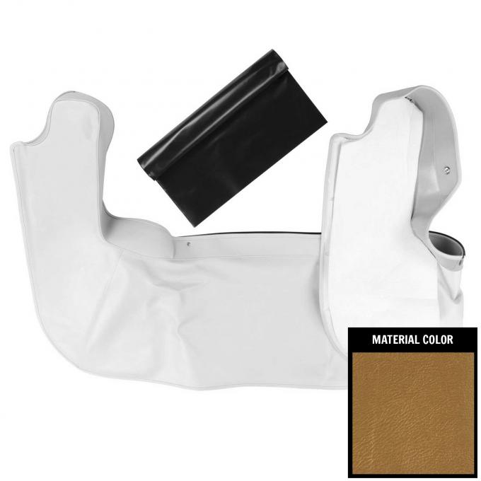 PUI Interiors 1970 Chevrolet Chevelle/Cutlass Light Gold Convertible Top Boot 68AT43