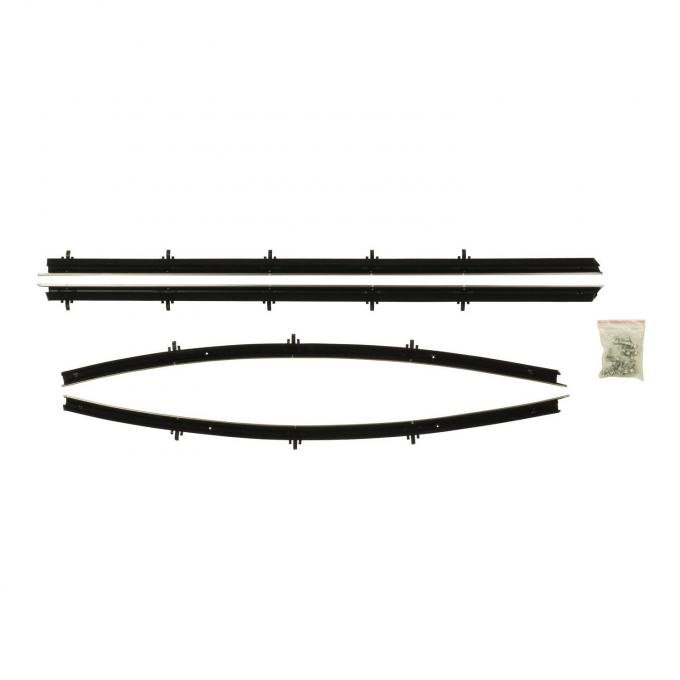 PUI Interiors 1968 Buick Skylark 2 Door Hardtop 4-Piece Outer Ony Window Felt Kit O246-10