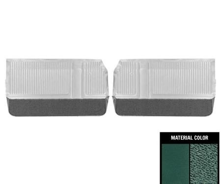 PUI Interiors 1965 Pontiac Grand Prix Dark Aqua Front Door Panels 65PD04