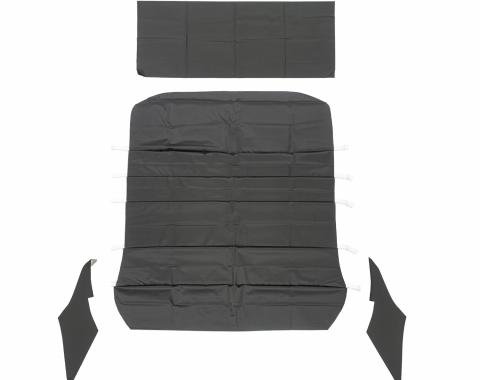 PUI Interiors 1969 Chevrolet Chevelle Black Ribbed Headliner 69AH100R