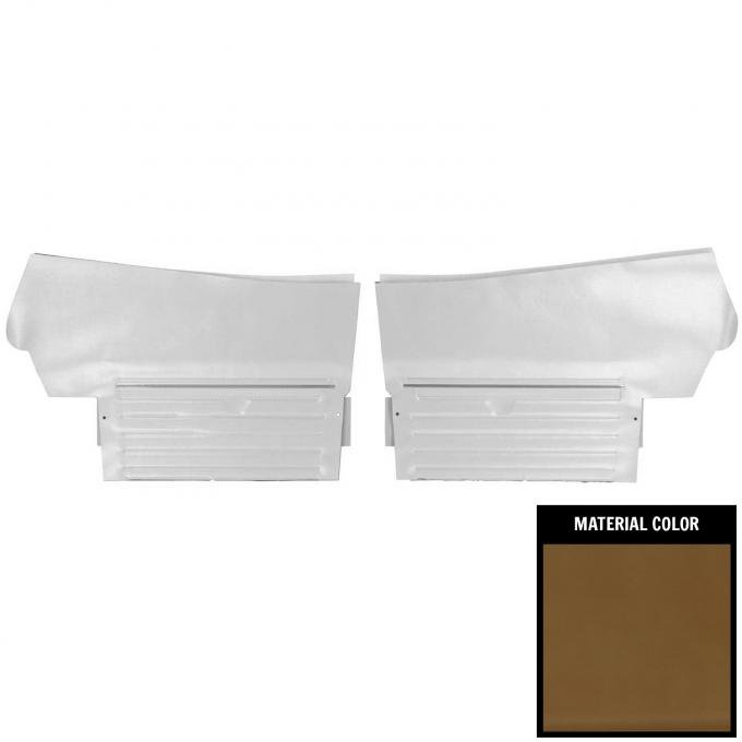 PUI Interiors 1969 Chevrolet Chevelle Convertible Platinum Edition Saddle Rear Door Panels 69AD36V