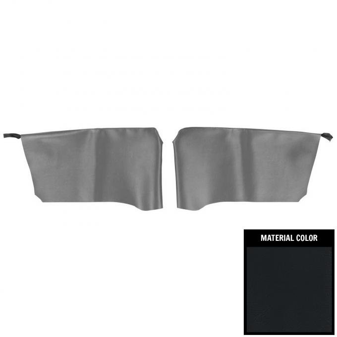PUI Interiors 1966 Pontiac Grand Prix Hardtop Navy Blue Rear Arm Rest Covers 66BR18C