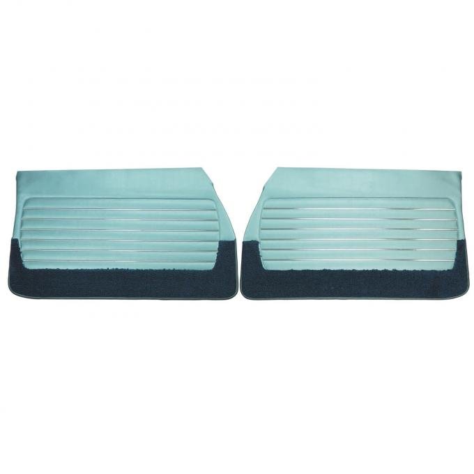 PUI Interiors 1968 Buick Skylark Custom/GS350/GS400Light Blue Front Door Panels 68UD12