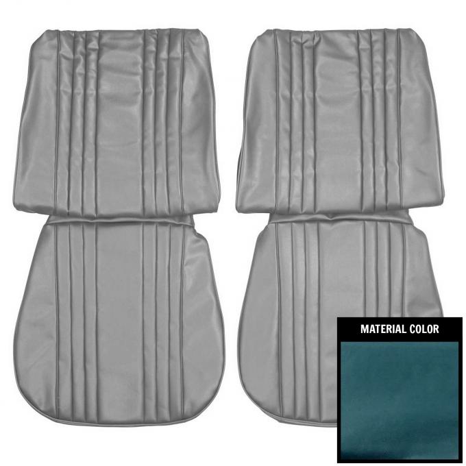 PUI Interiors 1965 Buick Skylark/GS Blue Front Bucket Seat Covers 65US15U