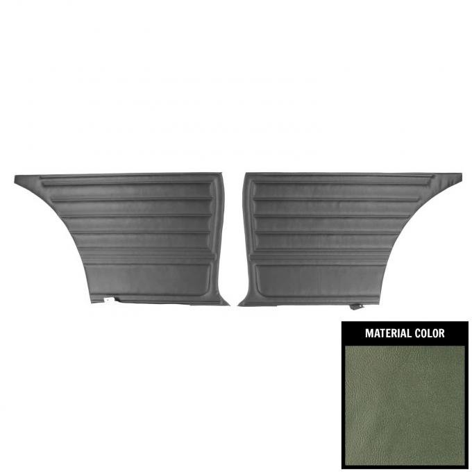 PUI Interiors 1965 Chevrolet Chevelle 2 Door Wagn Aqua Rear Panels 65AD2D02W