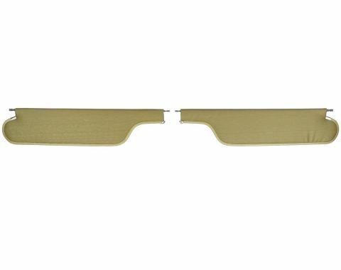 PUI Interiors 1966-1967 Chevelle/El Camino Gold Surrey Sun Visors SV3118SC