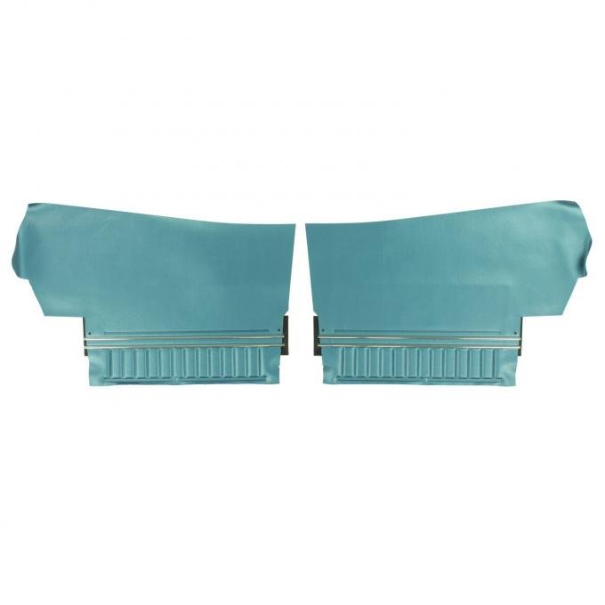 PUI Interiors 1970 Chevelle Convertible Platinum Edition Bright Blue Rear Door Panels 70AD14V