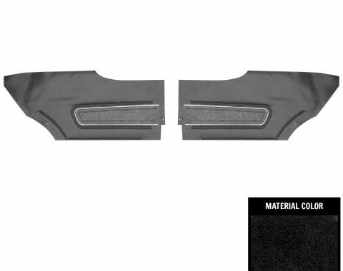 PUI Interiors 1970 Oldsmobile Cutlass Supreme Hardtop Black Rear Door Panels 70CD101C