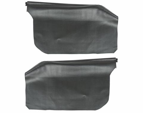 PUI Interiors 1968-1972 GM A-Body Hardtop Black Rear Arm Rest Covers 68AR10C