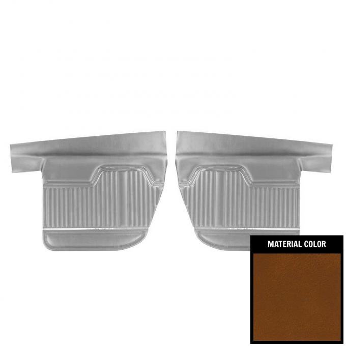 PUI Interiors 1972 Chevrolet Chevelle 4-Door Hardtop/Wagon Tan Rear Door Panels 70AD4D47W