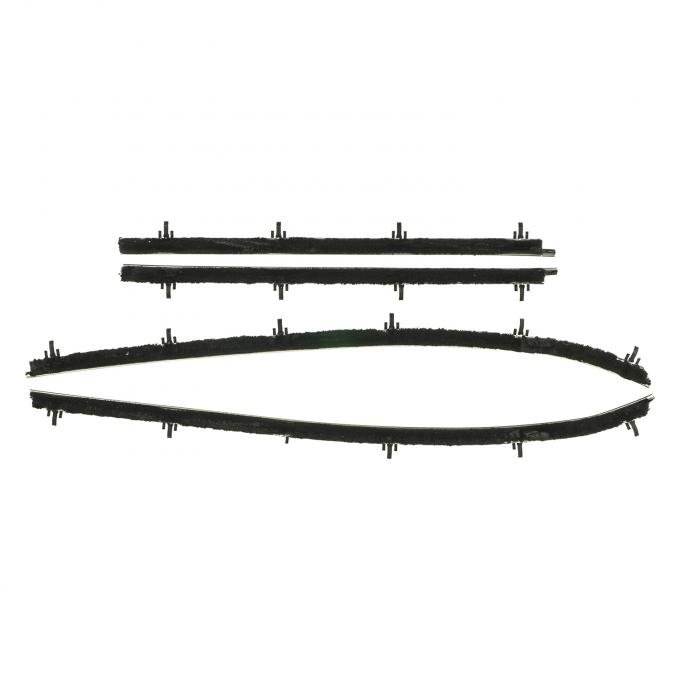PUI Interiors 1970-1972 Chevrolet Chevelle 4 Door Hardtop Outer Only Window Felt Kit O206-40