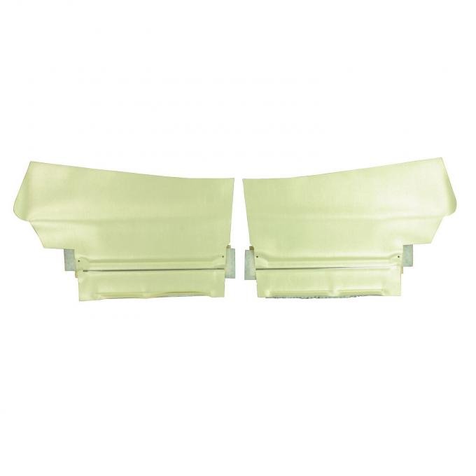 PUI Interiors 1969 GTO/Lemans Convertible Parchment/Black Gold Edition Rear Door Panels DO451V