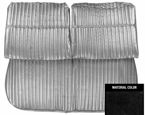 PUI Interiors 1970 Chevrolet Monte Carlo Black Front Bench Seat Cover 70MS10B