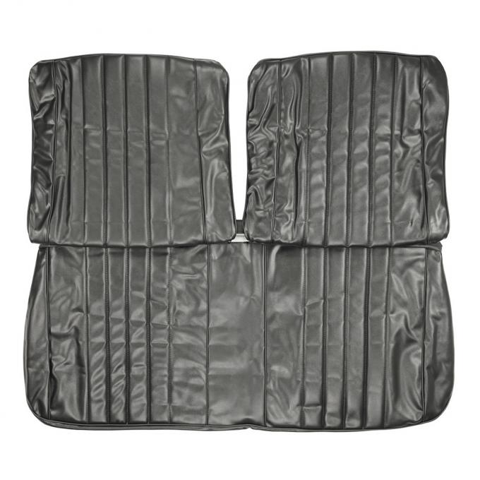 PUI Interiors 1968 Chevrolet Chevelle Black Front Bench Seat Cover 68AS10B