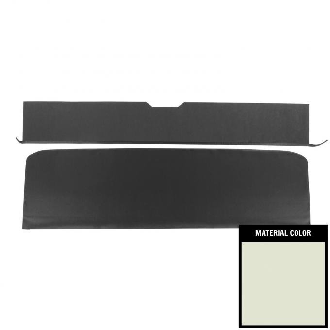 PUI Interiors 1965-1967 Chevelle/GTO/Lemans/Cutlass/Skylark Convt Fawn Rear Seat Trim Panels 65AS22VB