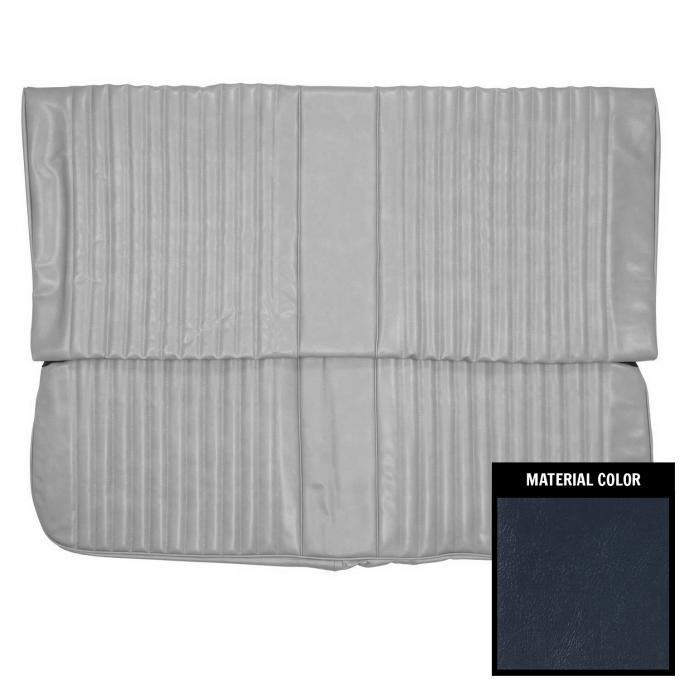 PUI Interiors 1981 Chevrolet Malibu/Classic Hardtop Navy Blue Rear Bench Seat Cover 81AS18C