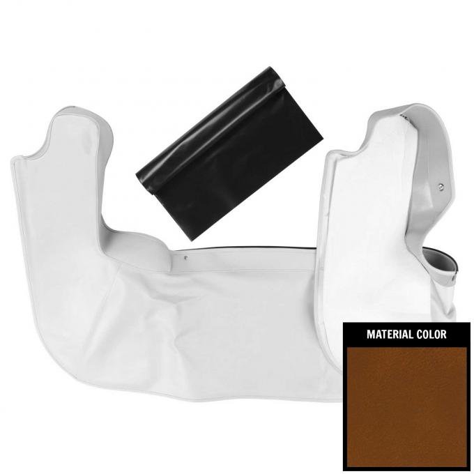 PUI Interiors 1971-1972 Skylark/1972 Chevelle Tan Convertible Top Boot 68AT47