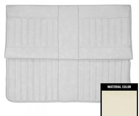 PUI Interiors 1971-1972 Buick Skylark/GS Custom Convertible White Rear Bench Seat Cover 71US37V