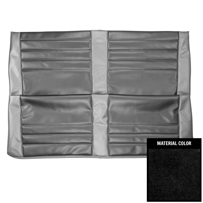 PUI Interiors 1965 Chevrolet Chevelle Hardtop Black Rear Seat Cover 65AS10C