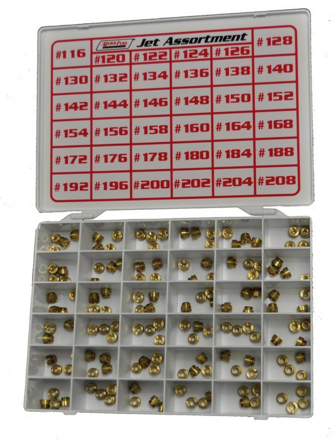 Quick Fuel Technology Alcohol Jet Assortment Kit #116 Thru #208 (4 Ea.) 36-436AQFT