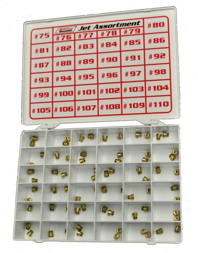 Quick Fuel Technology Gas Jet Assortment Kit #75 Thru #110 (2 Ea.) 36-236QFT