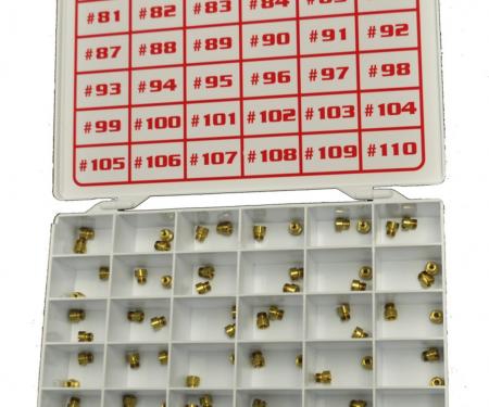 Quick Fuel Technology Gas Jet Assortment Kit #75 Thru #110 (2 Ea.) 36-236QFT