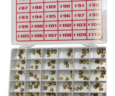 Quick Fuel Technology Gas Jet Assortment Kit #75 Thru #110 (4 Ea.) 36-436QFT