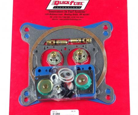 Quick Fuel Technology Non-Stick Rebuild Kit; Alcohol/E85 4150/4150 H.P. 3-208QFT