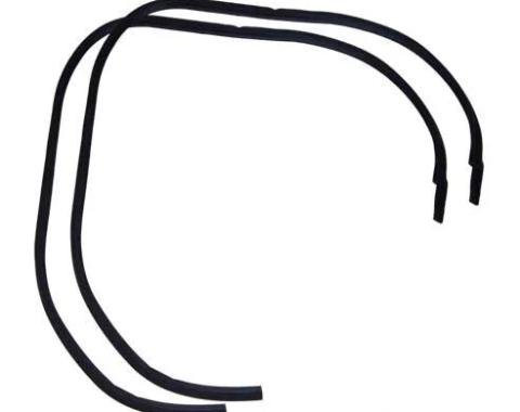 AMD Roof Rail Weatherstrips, LH/RH Pair, 64-65 GM A-Body (Coupe) J-5005