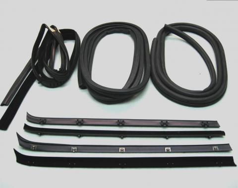 Fairchild Industries Belt Weatherstrip- Window Channel- Door Seal Kit, Inner & Outer Upper & Division Bar Driver Side & Passenger Side KG1008-8