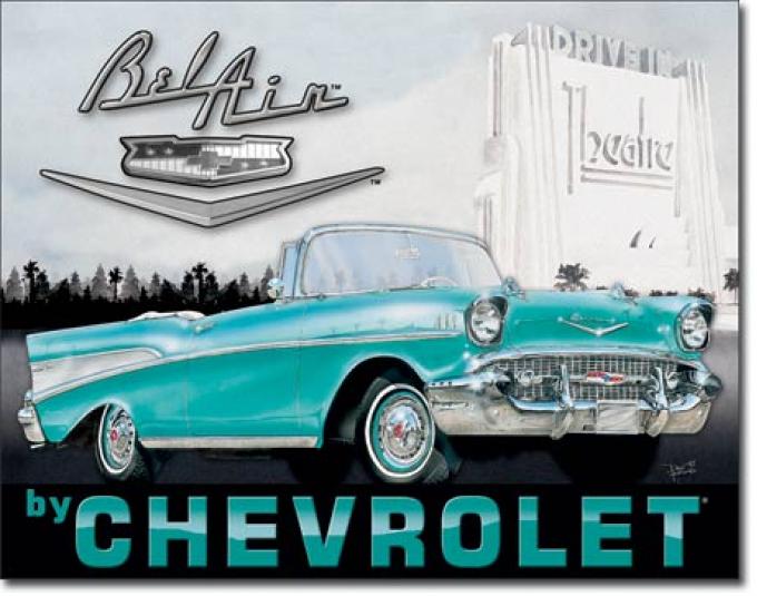 Tin Sign, 1957 Chevy Bel Air