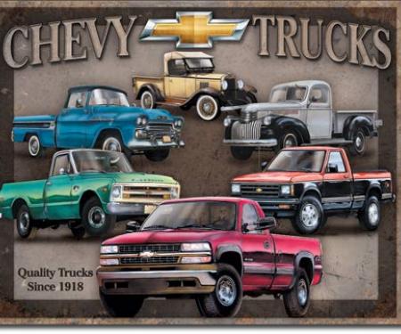 Tin Sign, Chevy Truck Tribute