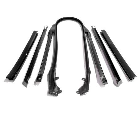 Metro Moulded Parts 1966-1967 Buick / Chevrolet / Pontiac / Oldsmobile Convertible Top Rail Kit RR 1609