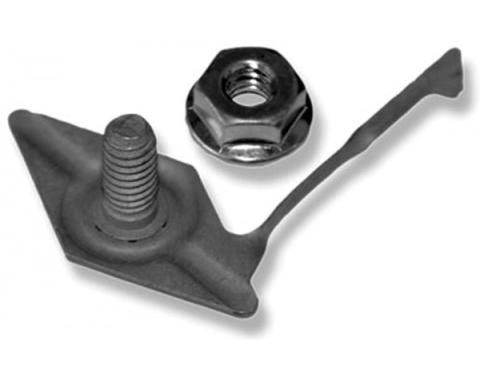 El Camino Body Molding Clips 1st Clip On Front Fender With Nut, 1959