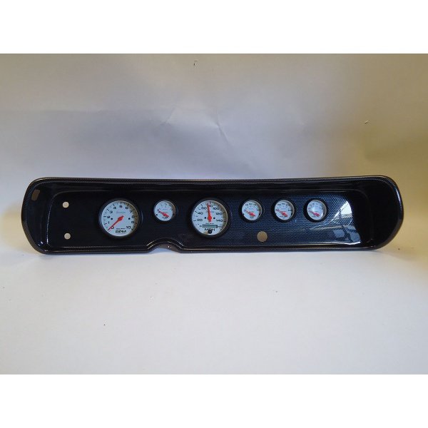 Chevelle Instrument Cluster Panel, Carbon Fiber Finish, With Phantom