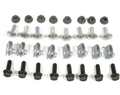 El Camino Bumper Bolt Kit, Rear, Without Impact Strip, 1978-1987