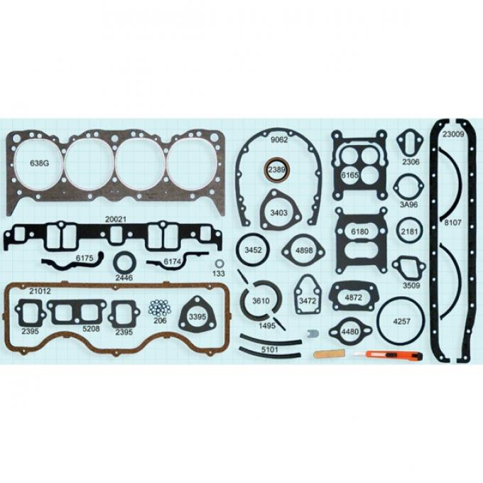 El Camino Engine Gasket Set, 348 V8, 1959-1960