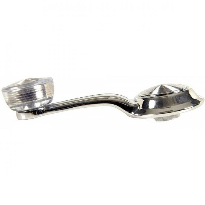 Camaro Window Crank Handle, With Clear Knob, Show Quality, 1968-1969