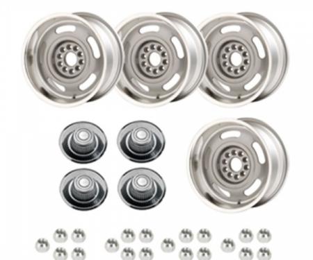 Corvette Corvette Rally Wheel Kit 1 Piece Cast Aluminum With